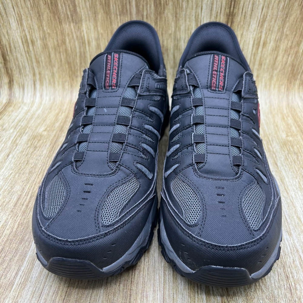 Skechers After Burn Sneakers Men's 15 Extra Wide Fit Black Memory Foam 237563WW - Picture 2 of 11